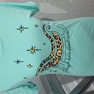 Sleigh‎ hair don't  care T-Shirt  size Small